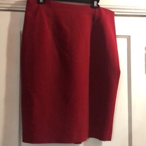 Red Pencil Skirt